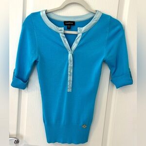 Bebe Blue XS Top